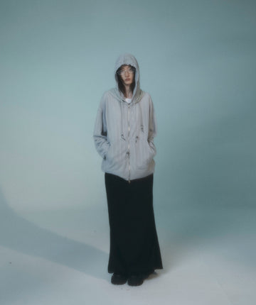 Oversized 2-Hooded Zip Up